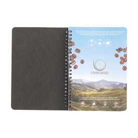 Notitieboek - A5 - koffiedik - 80 vellen - wire-o-binding