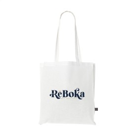 Colour Square Bag GRS Recycled Cotton (150 g/m²) tas-Wit