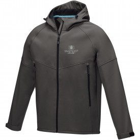 Coltan heren GRS-gerecycled softshell jack-Storm grey