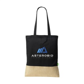 Combi Organic Shopper (160 g/m²) tas-Zwart