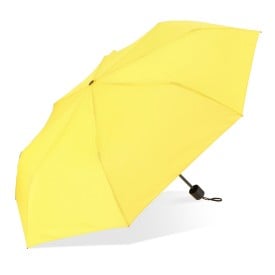 Congo 190T Pongee 21" Opvouwbare paraplu-Geel