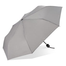 Congo 190T Pongee 21" Opvouwbare paraplu-Grijs