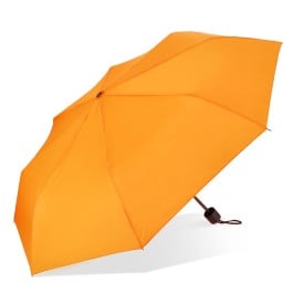 Congo 190T Pongee 21" Opvouwbare paraplu-Oranje