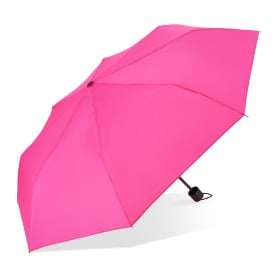 Congo 190T Pongee 21" Opvouwbare paraplu-Roze