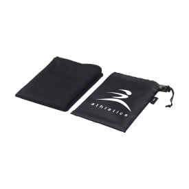 CoolDown GRS RPET koelhanddoek-Zwart