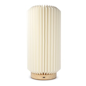 Coollux 32cm opvouwbare LED-lamp - FSC-papier - rubberhout