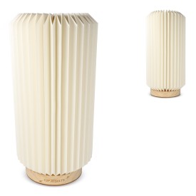 Coollux 32cm opvouwbare LED-lamp - FSC-papier - rubberhout