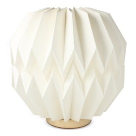 Coollux 25cm opvouwbare LED-lamp - FSC-papier - rubberhout