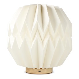 Coollux 25cm opvouwbare LED-lamp - FSC-papier - rubberhout