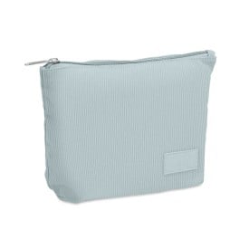 Corduroy cosmeticatasje-Hemelsblauw