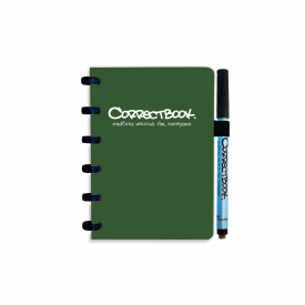 Correctbook A6-Forest green