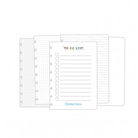 Correctbook set extra pagina's-Wit