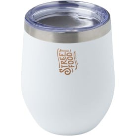 Corzo 350 ml RCS gecertificeerde vacuümgeïsoleerde kop van koper-Wit