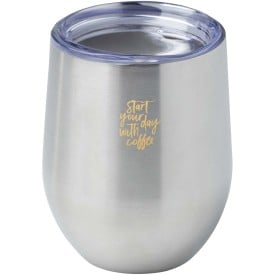 Corzo 350 ml RCS gecertificeerde vacuümgeïsoleerde kop van koper-Zilver