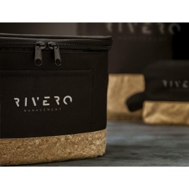 Eco CocCork toilettas - canvas en kurk - draaglus