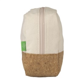 Eco CocCork toilettas - canvas en kurk - draaglus