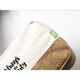 Eco CocCork toilettas - canvas en kurk - draaglus