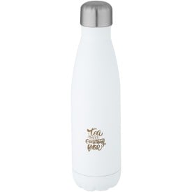 Cove 500 ml vacuüm geïsoleerde fles van RCS-gecertificeerd gerecycled roestvrij staal -Wit