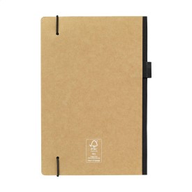 Craftnote notitieboek - A5 - kraftkarton - 80 vellen - gelinieerd - sluitelastiek en pennenlus