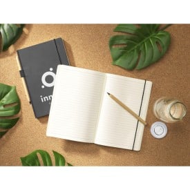 Craftnote notitieboek - A5 - kraftkarton - 80 vellen - gelinieerd - sluitelastiek en pennenlus