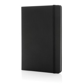 Craftstone A5 gerecycled kraft- en steenpapier notitieboek-Zwart