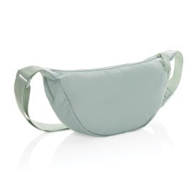 Crescent AWARE™ RPET halve maan sling bag-Iceberg green