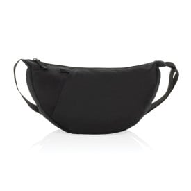 Crescent XL AWARE™ RPET halve maan sling bag-Zwart