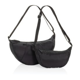 Crescent XL halve maan sling bag 10L - rPET - met ritsvak