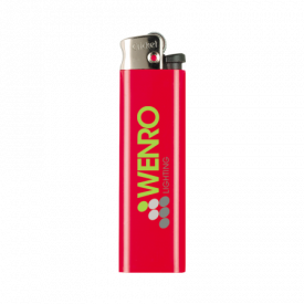 Cricket aansteker Original met zilverkleurige kap-Rood