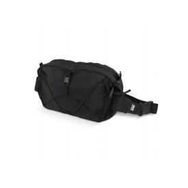 Crossbodytas R-PET met trekkoord-Zwart