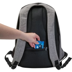 Cruz rugzak - polyester - 600D - USB poort - laptopvak - anti diefstal