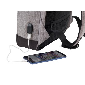 Cruz rugzak - polyester - 600D - USB poort - laptopvak - anti diefstal