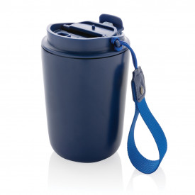 Cuppa beker 380 ml - gerecycled RVS - lekvrij - polsbandje
