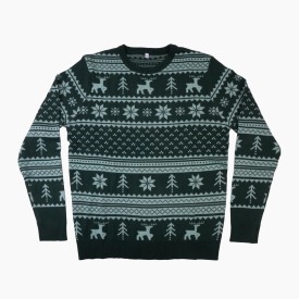 Gebreide Winter- Kersttrui Katoen-Custom