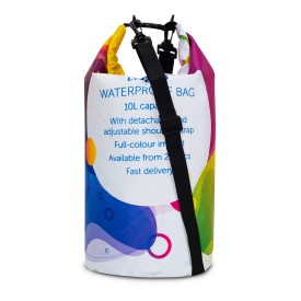 Waterafstotende tas - 10L - polyester - 210D - verstelbare schouderband - all-over bedrukking