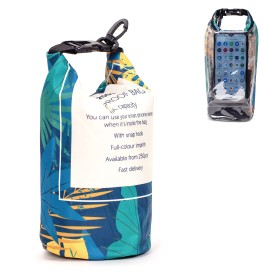 Waterafstotende tas - 2.5L - polyester - 210D - smartphone vakje - all-over bedrukking