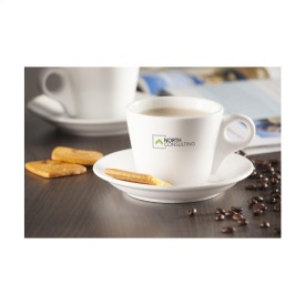 Da Vinci kop en schotel 205ml - keramiek - wit