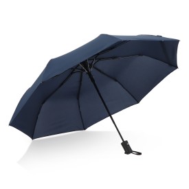 Daintree 190T Pongee 21.5" Opvouwbare winddichte paraplu Auto open-Donkerblauw