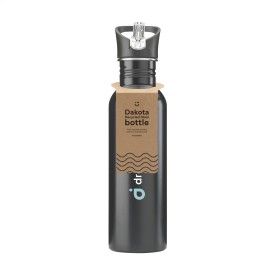 Dakota RCS Recycled Steel Bottle 750 ml-Zwart