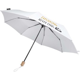 Dane 21 inch RPET paraplu-Wit