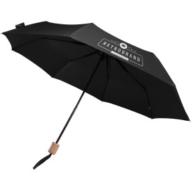 Dane 21 inch RPET paraplu-Zwart