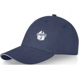 Darton 6 panel sandwich cap-Navy