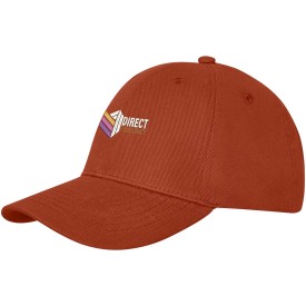 Davis 6 panel cap - katoen - metalen gespsluiting-Brick