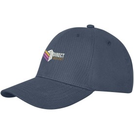 Davis 6 panel cap - katoen - metalen gespsluiting-Hale blue