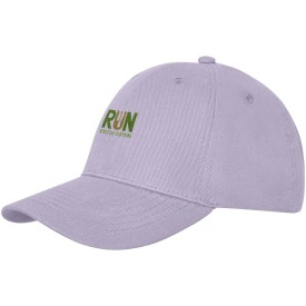 Davis 6 panel cap - katoen - metalen gespsluiting-Lila