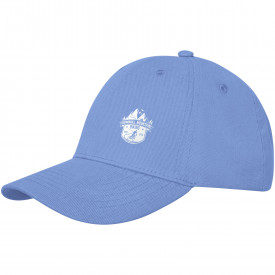 Davis 6 panel cap-Lichtblauw