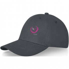 Davis 6 panel cap-Storm grey