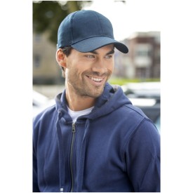 Davis 6 panel cap - katoen - metalen gespsluiting
