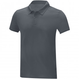Deimos short sleeve men's cool fit polo-Storm grey