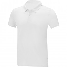 Deimos short sleeve men's cool fit polo-Wit